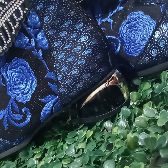 🎉HP🎉NWOB METALLIC Embroidered Rhinesthons boots - Picture 10 of 11